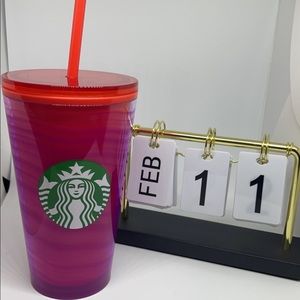 Red Jelly Swirl Grande Starbucks Cup